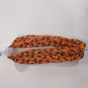 🖤🧡 Orange Black Infinity Scarf Halloween Black Cat Purple Witch Hat